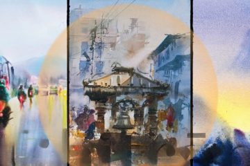 जलरङ कलाकारहरूको ‘चित्रण’ कला प्रदर्शनी भोलिदेखि